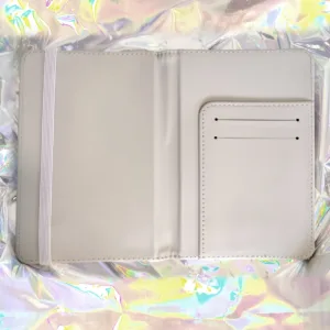 Interior de la funda de pasaporte parte del conjunto "Lo Gafao"