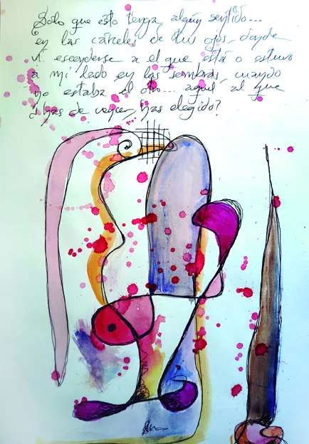 dibujo y poema 02
